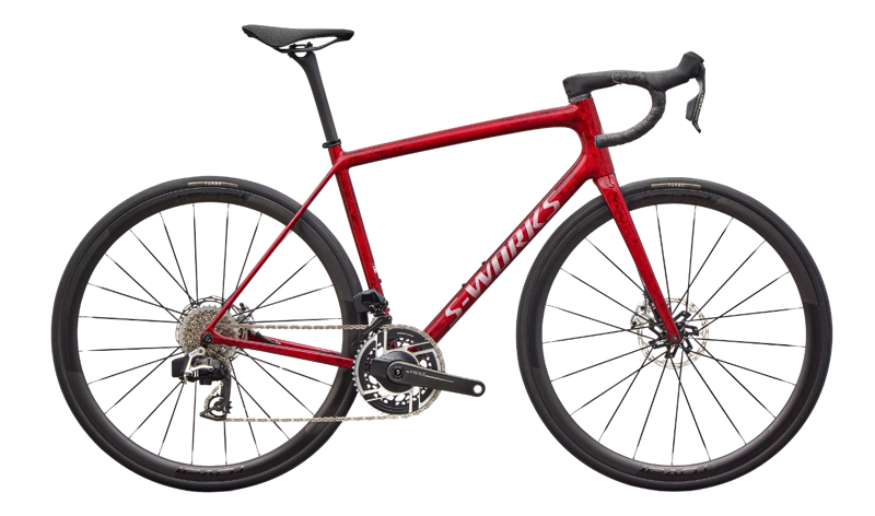 Specialized S-Works Aethos 2 SRAM RED AXS Road Bike in Red Tint