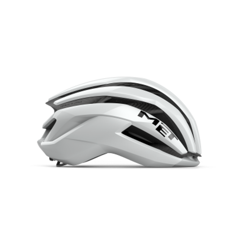Met Trenta 3K Carbon Airframe Road Cycling Helmet - White-1