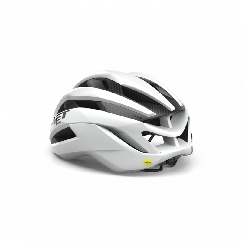 Met Trenta 3K Carbon Airframe Road Cycling Helmet - White-2
