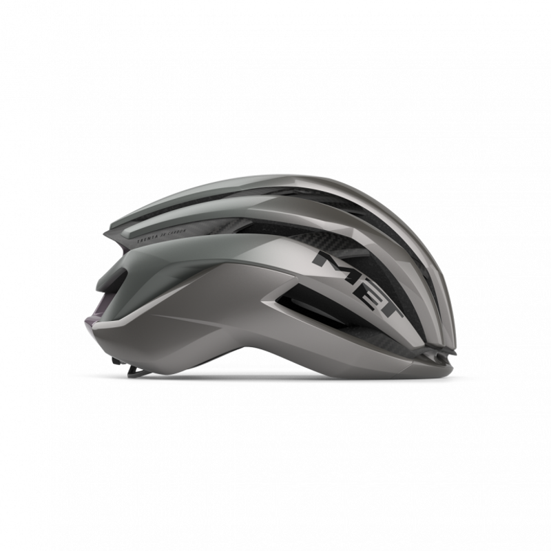 Met Trenta 3K Carbon Airframe Road Cycling Helmet - Grey -1