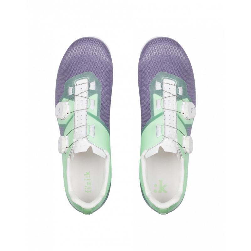 Fizik Lyra Road Cycling Shoes - Lavender/Mint-3