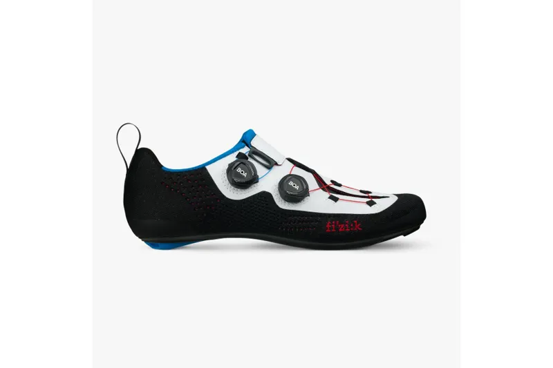 Fizik R1 Transiro Tri Shoes in Black/White-2