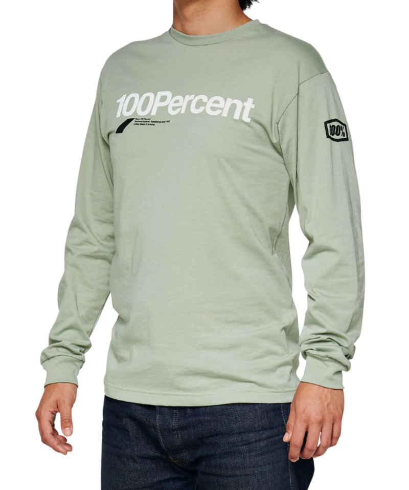 100% Bilto Long Sleeve T-Shirt in Green