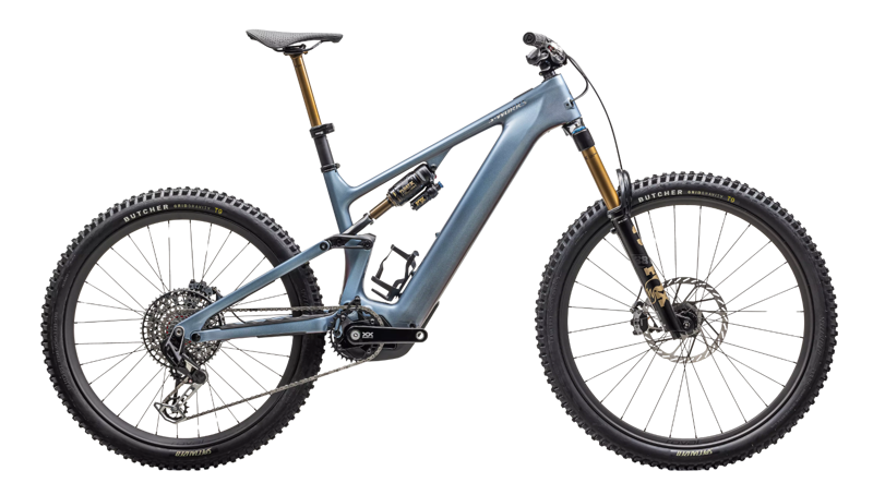 Specialized Turbo Levo S-Works Gen 4 Full Suspension Electric Mountain Bike - Gloss Glacial Metalic 