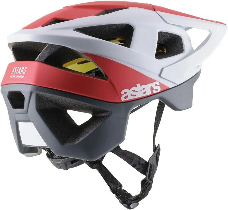 Alpinestars Vector Tech Polar helmet white/red matt SMALL-1