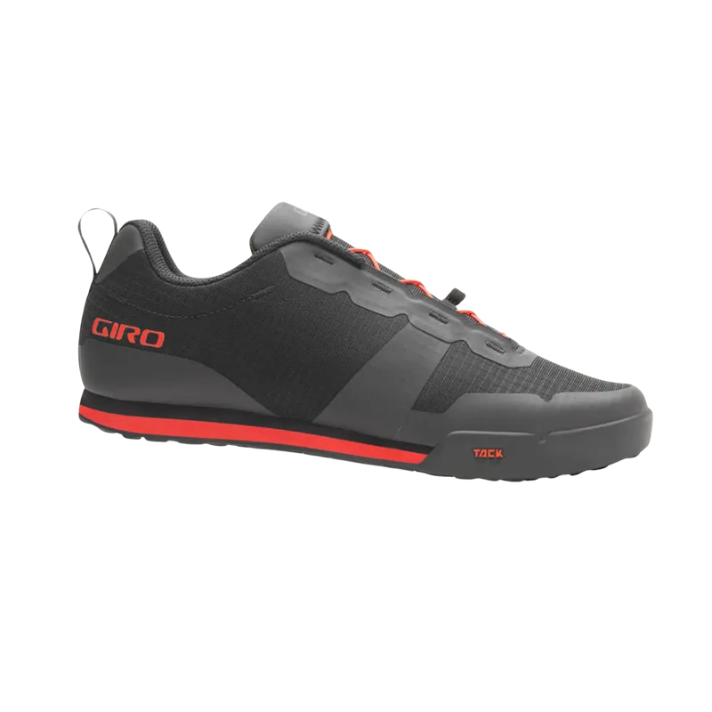 Giro Tracker Fastlace Shoes in Black/Bright Red