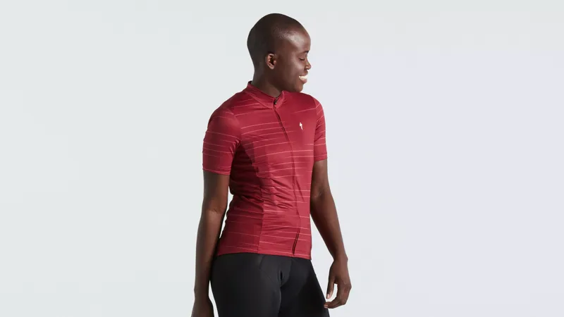 Women's RBX Comp Mirage Short Sleeve Jersey Maroon-2