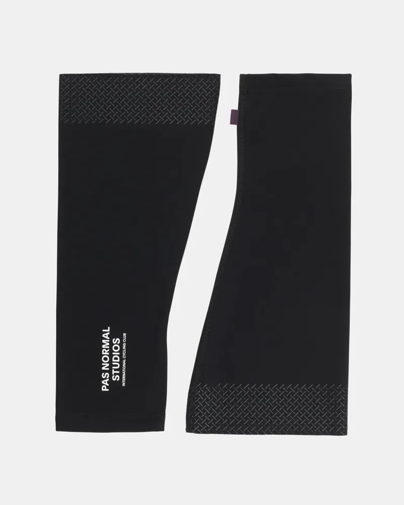 Pas Normal Studios Logo Knee Warmers Black