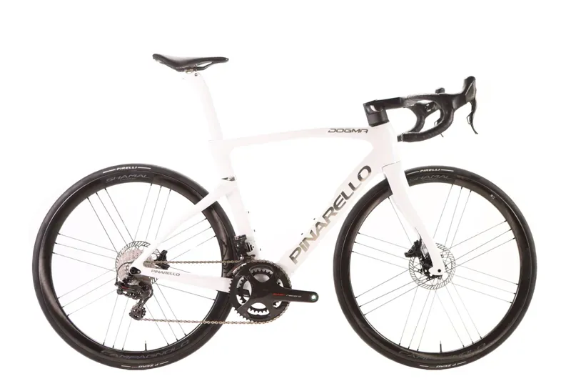 Pinarello Dogma F Disc Super Record EPS Bora WTO 45 Crystal Whtie Road Bike