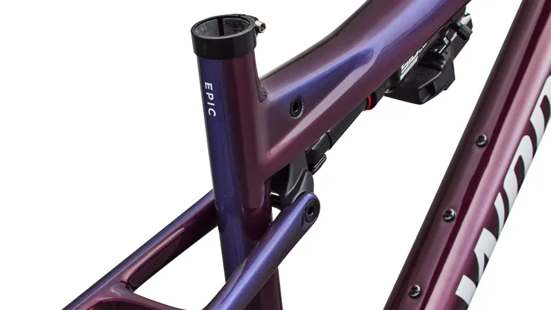 S-Works Epic 9 Frameset BORDEAUX / BLUE EDGE/WHITE SILVER-4