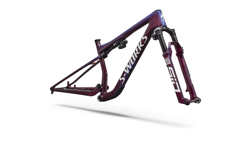 S-Works Epic 9 Frameset BORDEAUX / BLUE EDGE/WHITE SILVER-1