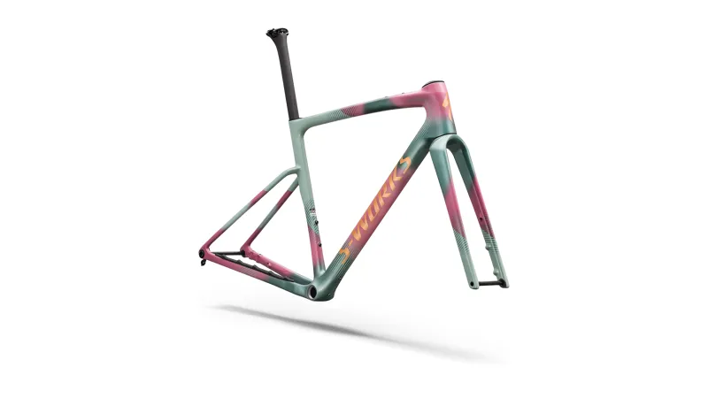 2027 S-Works Crux 5 Frameset FACT 12r Carbon - Agave Grey / Photon Over Silver-1