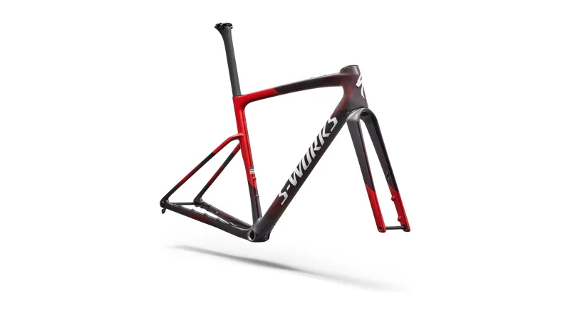 2027 S-Works Crux 5 Frameset FACT 12r Carbon - Cayenne / Red / White Silver-1