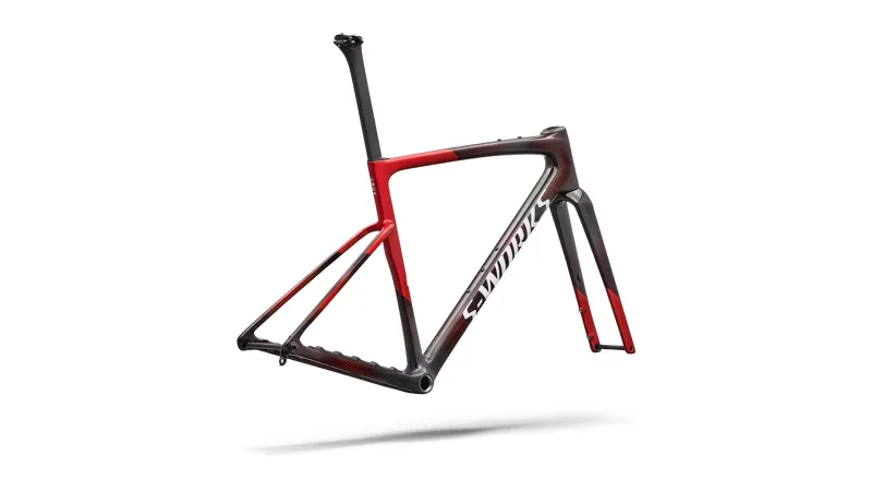 2027 S-Works Crux 5 Frameset FACT 12r Carbon - Cayenne / Red / White Silver-2