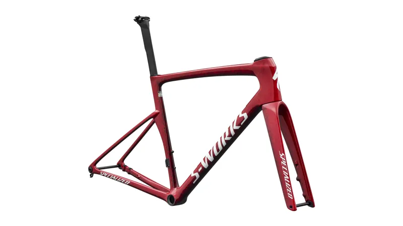 S-Works Tarmac SL9 Frameset - Vivid Red/TarmacBlack/White Silver - 2027-1
