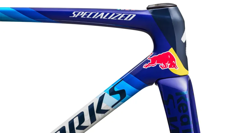 S-Works Tarmac SL9 Team Replica Frameset - Red Bull - BORA - Hansgrohe WHITE SILVER/ BLUE - 2027-3