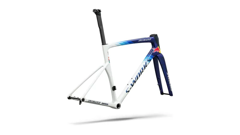 S-Works Tarmac SL9 Team Replica Frameset - Red Bull - BORA - Hansgrohe WHITE SILVER/ BLUE - 2027-2