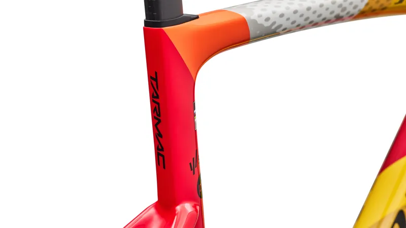 S-Works Tarmac SL9 Team Replica Frameset - SD Worx - Protime Vivid Red/Yellow/Dolomite - 2027 -4