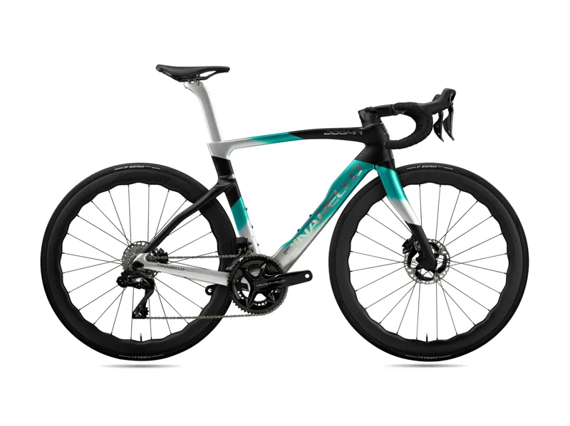 Pinarello Dogma F Disc Ultegra Di2 Nebula Green Silver Road Bike