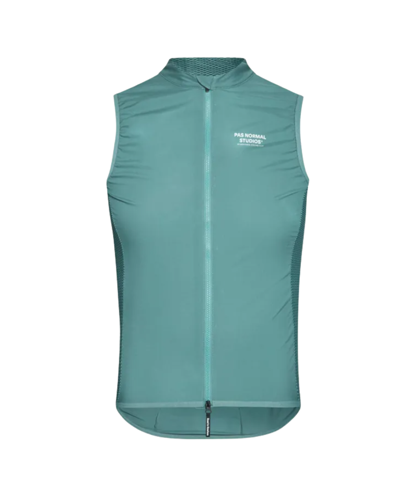 Pas Normal Studios Mechanism Stow Away Gilet Grey Teal