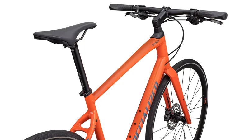 Specialized Sirrus 4.0 Road Bike In Gloss Cactus Bloom/Satin Mystic Blue Reflective-4