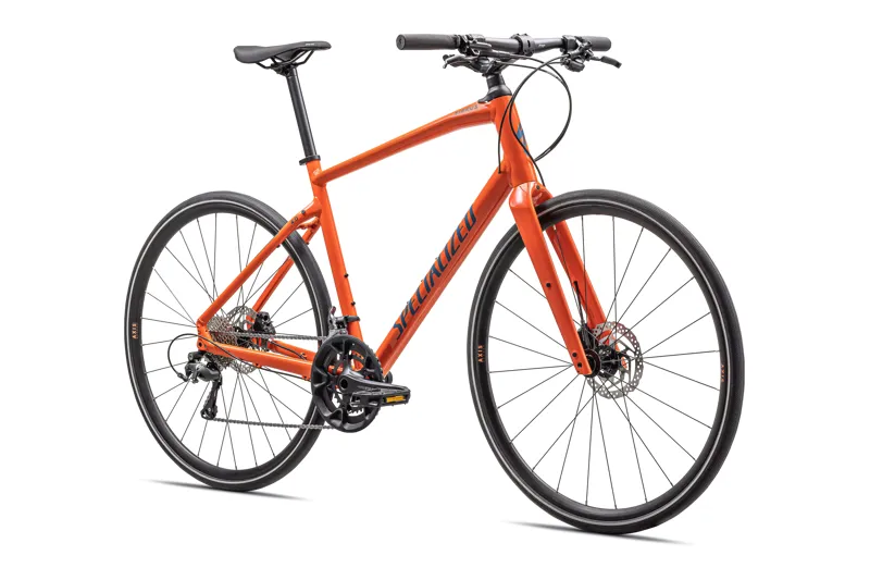 Specialized Sirrus 4.0 Road Bike In Gloss Cactus Bloom/Satin Mystic Blue Reflective-1