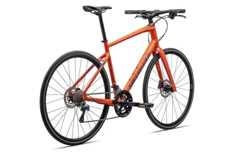 Specialized Sirrus 4.0 Road Bike In Gloss Cactus Bloom/Satin Mystic Blue Reflective-2