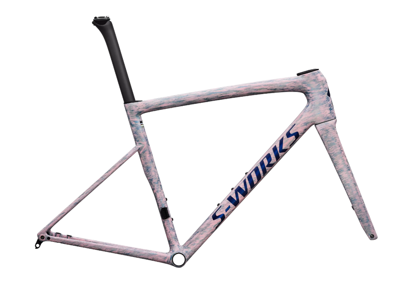 Specialized S-Works Tarmac SL8 Road Bike Frameset in Gloss Dolomite Metallic/Blue Majesty