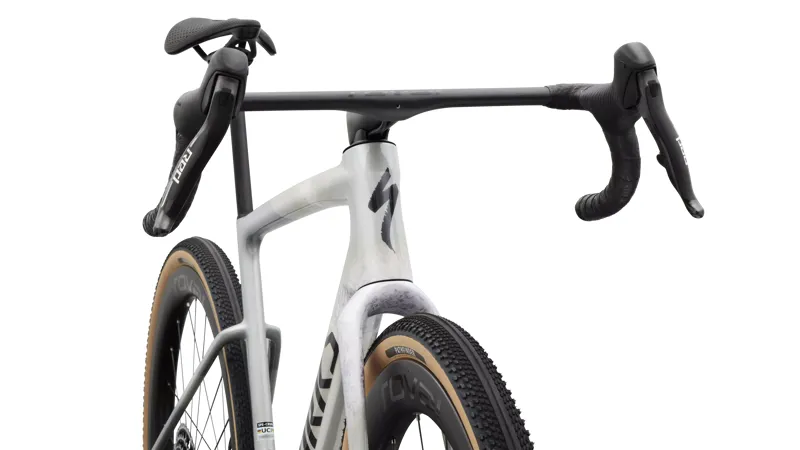 2027 S-Works Crux 5 SRAM RED XPLR Gravel Bike - Silver / Amethyst Frost / Nebula-4