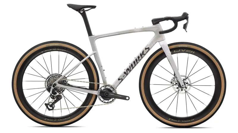 2027 S-Works Crux 5 SRAM RED XPLR Gravel Bike - Silver / Amethyst Frost / Nebula