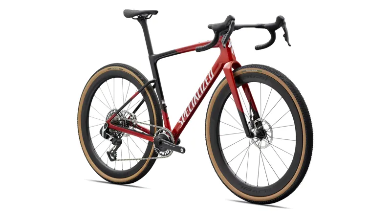 2027 Specialized Crux 5 S-Level SRAM RED XPLR Gravel Bike - Redwood / White-1