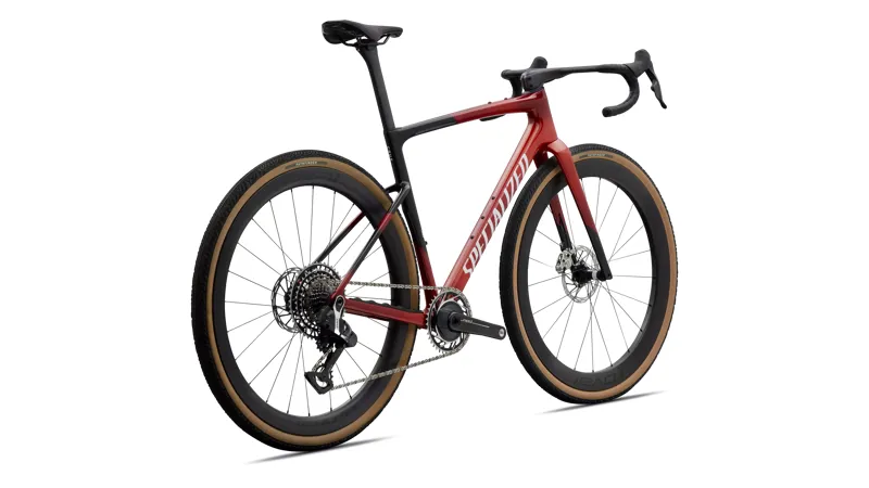 2027 Specialized Crux 5 S-Level SRAM RED XPLR Gravel Bike - Redwood / White-2