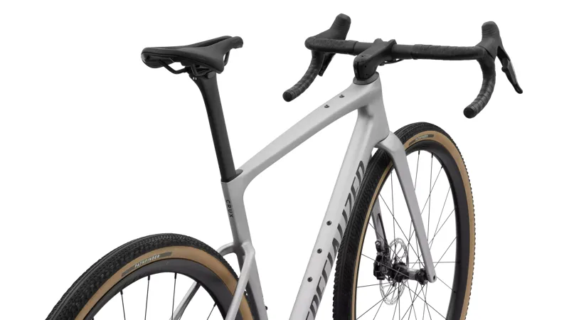 2027 Specialized Crux 5 Expert SRAM Force XPLR Gravel Bike - Shadow Silver / Obsidian-3