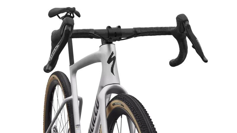 2027 Specialized Crux 5 Expert SRAM Force XPLR Gravel Bike - Shadow Silver / Obsidian-4