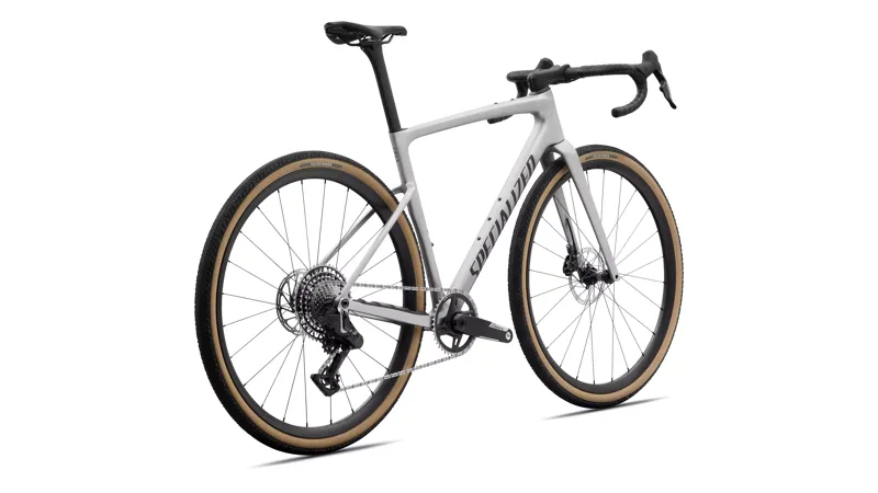 2027 Specialized Crux 5 Expert SRAM Force XPLR Gravel Bike - Shadow Silver / Obsidian-2