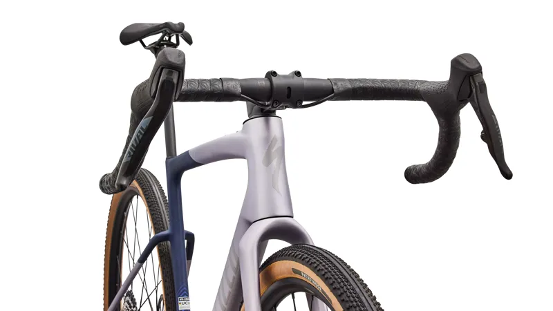 2027 Specialized Crux 5 Comp SRAM Rival XPLR Gravel Bike - Amethyst Frost / Marine / Shadow Silver-4