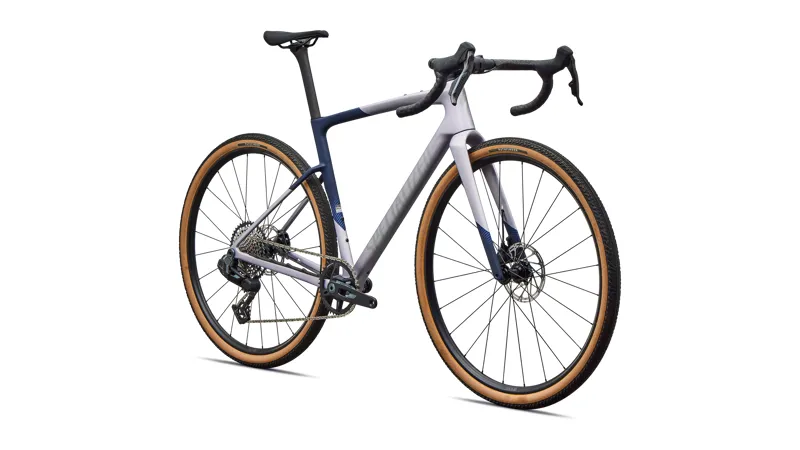 2027 Specialized Crux 5 Comp SRAM Rival XPLR Gravel Bike - Amethyst Frost / Marine / Shadow Silver-1