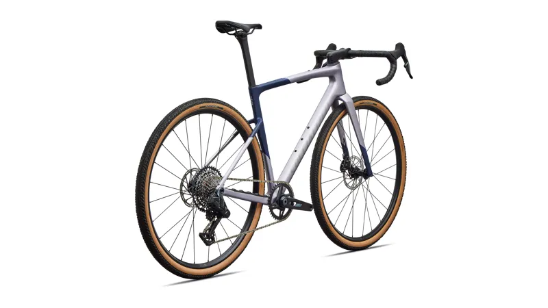 2027 Specialized Crux 5 Comp SRAM Rival XPLR Gravel Bike - Amethyst Frost / Marine / Shadow Silver-2