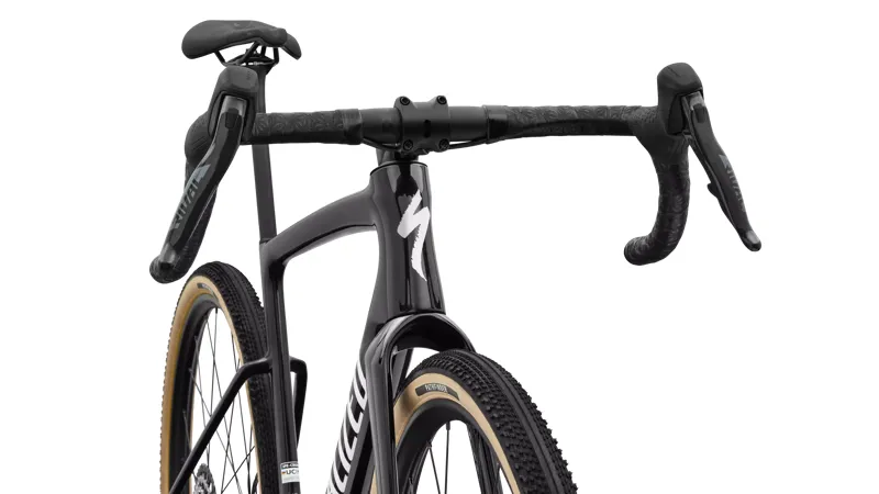 2027 Specialized Crux 5 Comp SRAM Rival XPLR Gravel Bike - Obsidian / Dune White-4