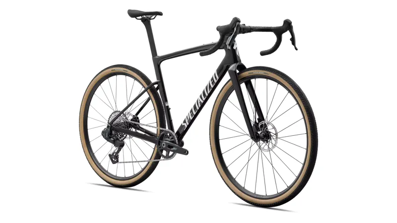 2027 Specialized Crux 5 Comp SRAM Rival XPLR Gravel Bike - Obsidian / Dune White-1