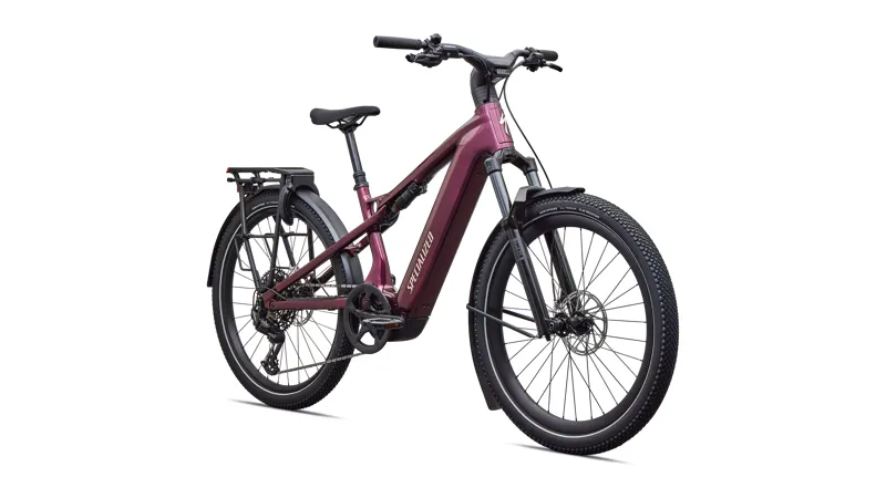 Specialized Turbo Vado 3.0 / 5.0 X Electric Hybrid Bike 2027 - Bordeaux / Sandstone-1