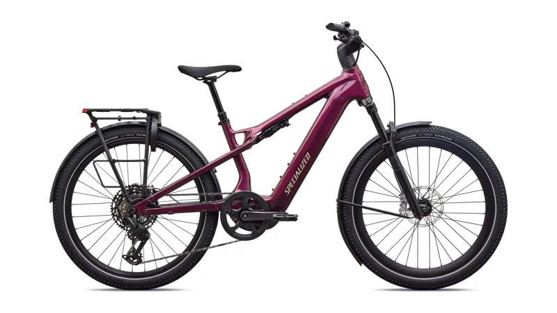 Specialized Turbo Vado 3.0 / 5.0 X Electric Hybrid Bike 2027 - Bordeaux / Sandstone