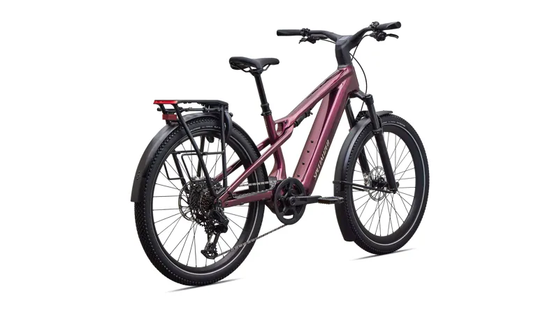 Specialized Turbo Vado 3.0 / 5.0 X Electric Hybrid Bike 2027 - Bordeaux / Sandstone-2