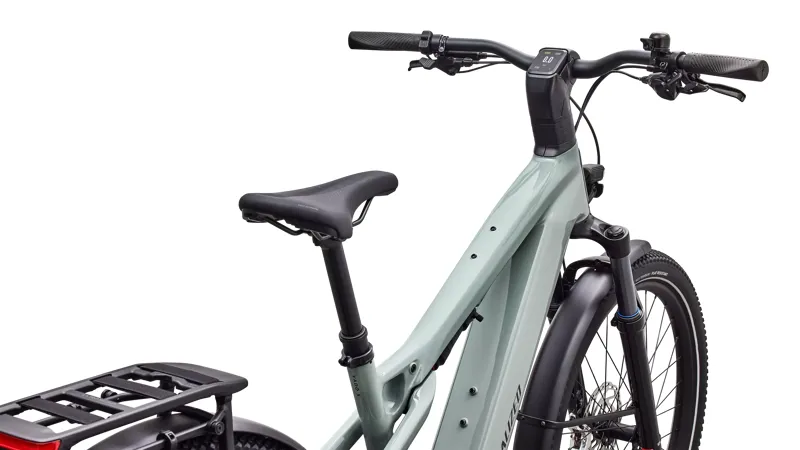 Specialized Turbo Vado 3.0 / 4.0 X Electric Hybrid Bike 2027 - Agave Grey / Oak Green / Chrome Decal-3