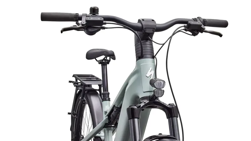 Specialized Turbo Vado 3.0 / 4.0 X Electric Hybrid Bike 2027 - Agave Grey / Oak Green / Chrome Decal-4