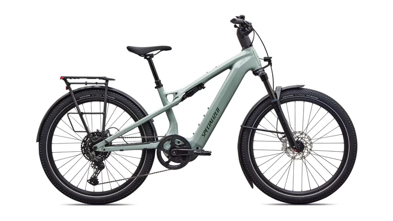 Specialized Turbo Vado 3.0 / 4.0 X Electric Hybrid Bike 2027 - Agave Grey / Oak Green / Chrome Decal
