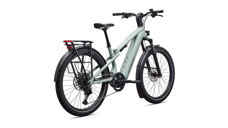Specialized Turbo Vado 3.0 / 4.0 X Electric Hybrid Bike 2027 - Agave Grey / Oak Green / Chrome Decal-2
