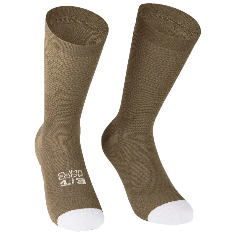 Assos Endurance Socks S11 Cycling Socks - Burned Brown