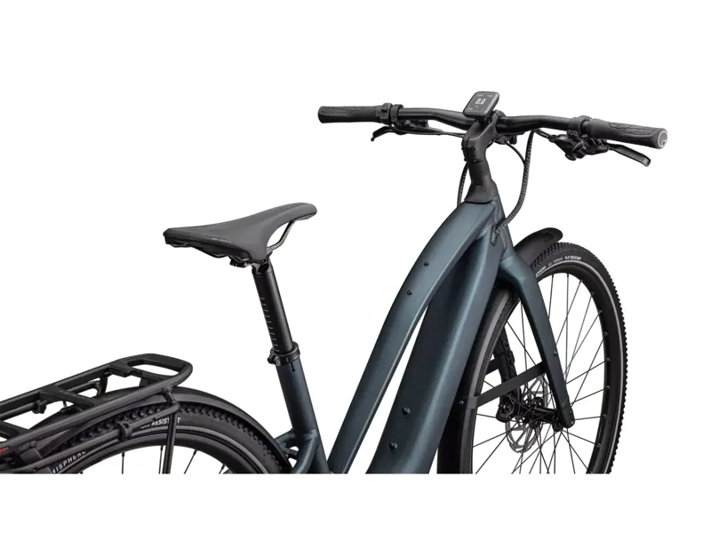 Specialized Turbo Vado 5.0 Step-Through eHybrid Bike in Satin Deep Lake Metallic-4