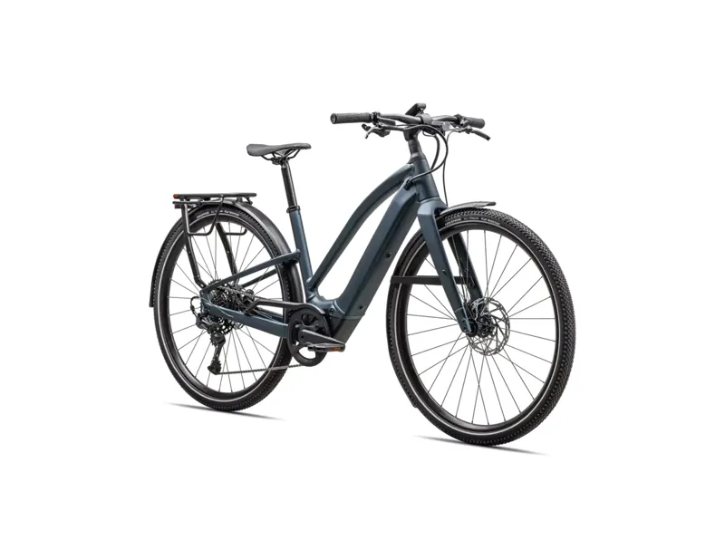 Specialized Turbo Vado 5.0 Step-Through eHybrid Bike in Satin Deep Lake Metallic-1